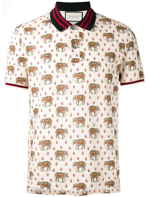 gucci elephant shirt|gucci shirts for men.